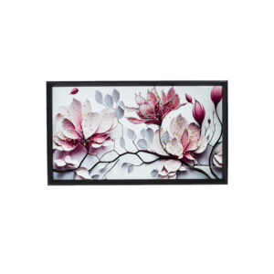 Kepgonegu Large Pink And White Flower Wall Art